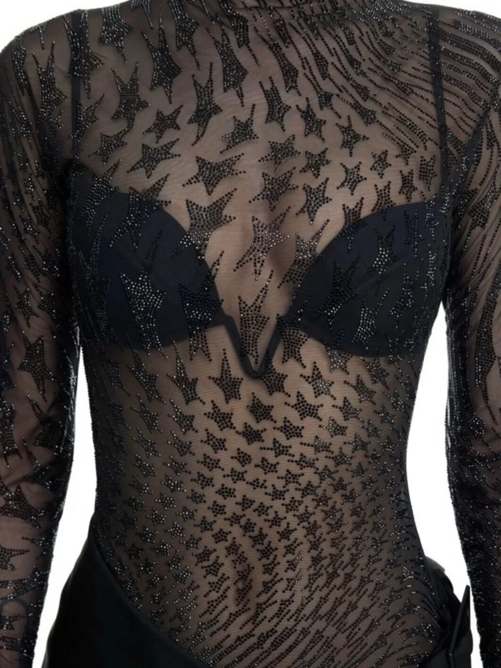 Mugler x H&M rhinestone star embellished top - Picture 3 of 9